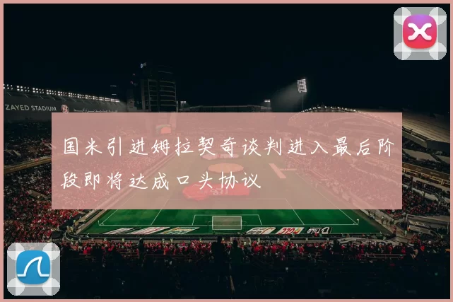 国米引进姆拉契奇谈判进入最后阶段即将达成口头协议